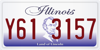 IL license plate Y613157