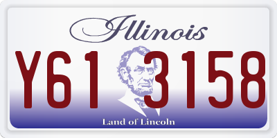 IL license plate Y613158