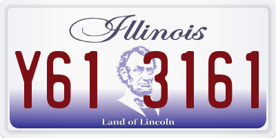 IL license plate Y613161