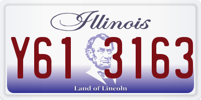 IL license plate Y613163