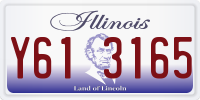 IL license plate Y613165