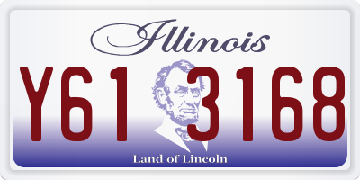 IL license plate Y613168