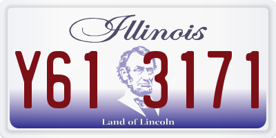 IL license plate Y613171