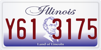 IL license plate Y613175