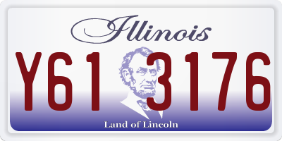 IL license plate Y613176