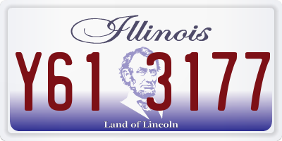 IL license plate Y613177