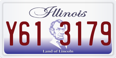 IL license plate Y613179