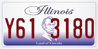 IL license plate Y613180
