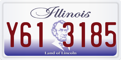 IL license plate Y613185