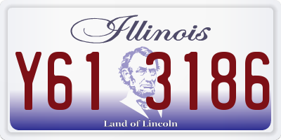 IL license plate Y613186