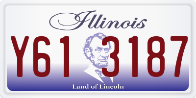 IL license plate Y613187