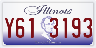 IL license plate Y613193