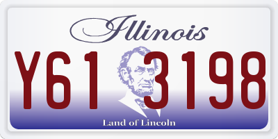 IL license plate Y613198