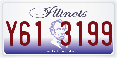 IL license plate Y613199