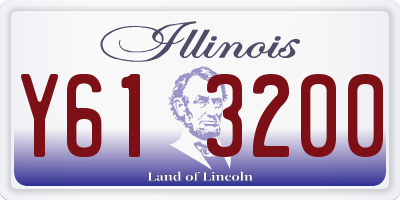 IL license plate Y613200
