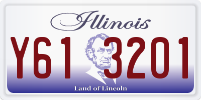 IL license plate Y613201