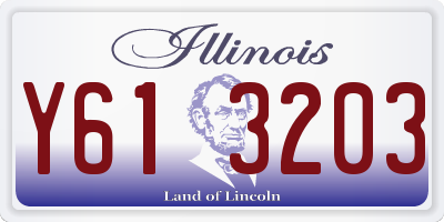 IL license plate Y613203
