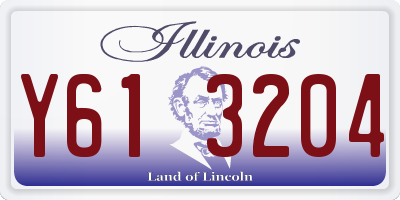 IL license plate Y613204