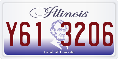 IL license plate Y613206