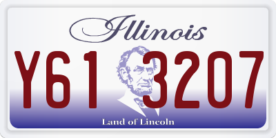 IL license plate Y613207