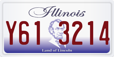 IL license plate Y613214