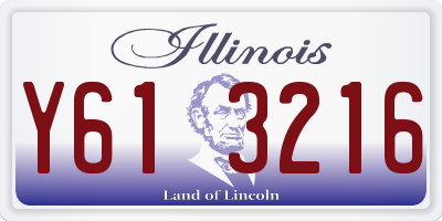 IL license plate Y613216
