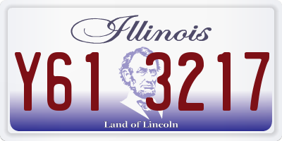 IL license plate Y613217