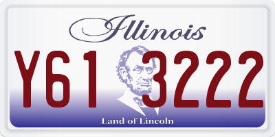 IL license plate Y613222