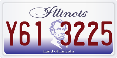 IL license plate Y613225