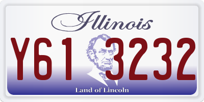 IL license plate Y613232
