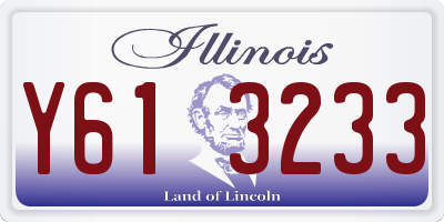 IL license plate Y613233