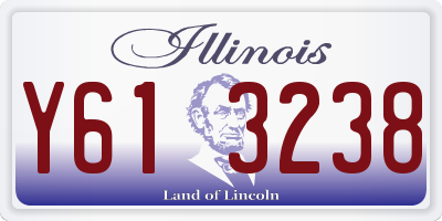 IL license plate Y613238