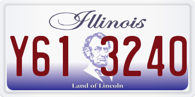 IL license plate Y613240