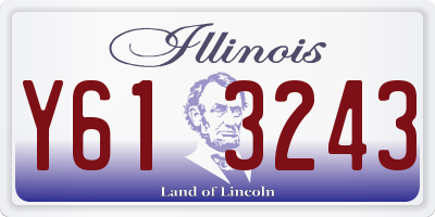 IL license plate Y613243