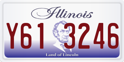 IL license plate Y613246