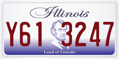 IL license plate Y613247