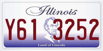 IL license plate Y613252