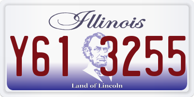 IL license plate Y613255