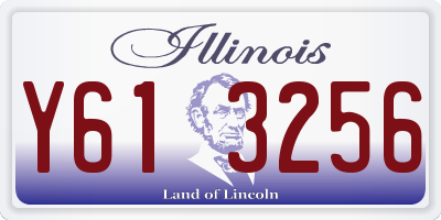 IL license plate Y613256