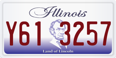 IL license plate Y613257