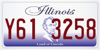 IL license plate Y613258