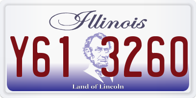 IL license plate Y613260