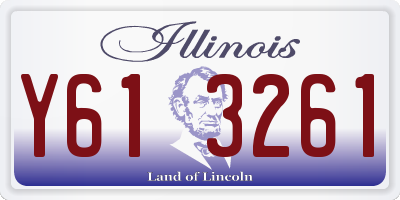 IL license plate Y613261