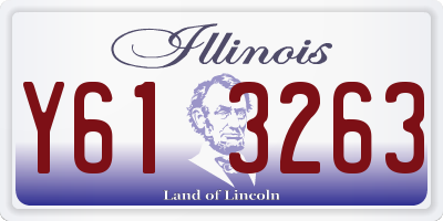 IL license plate Y613263