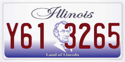 IL license plate Y613265