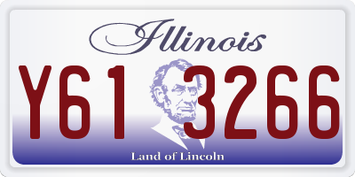 IL license plate Y613266