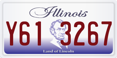 IL license plate Y613267