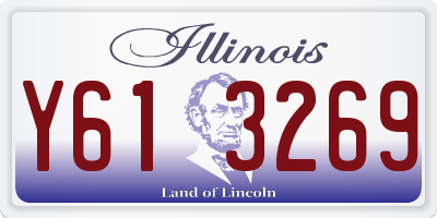 IL license plate Y613269