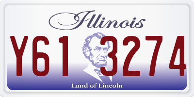 IL license plate Y613274