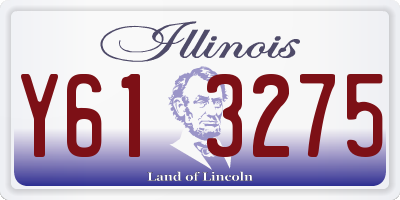 IL license plate Y613275